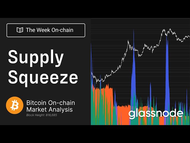 Supply Squeezes and The Bitcoin Halving - The Week On-chain 46, 2023 (Bitcoin Onchain Analysis)