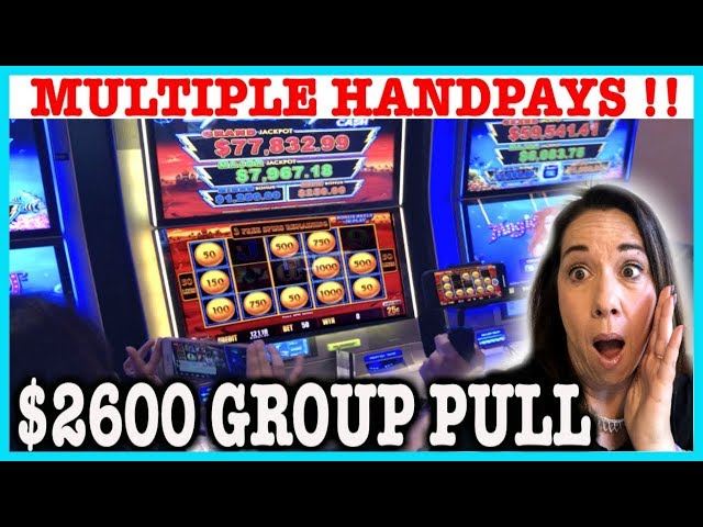 ★ UNBELIEVABLE GROUP PULL ★ HANDPAY INSANITY ★