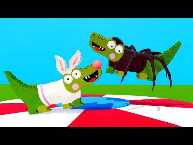 Silly Crocodile Playground | Just For Kids