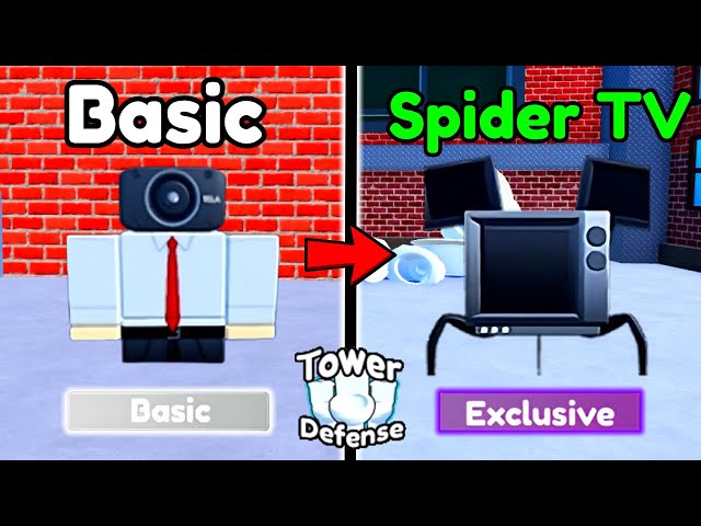 I Got One of the BEST Units In the Game!︱Basic to spider TV Toilet Tower defense (day 4)