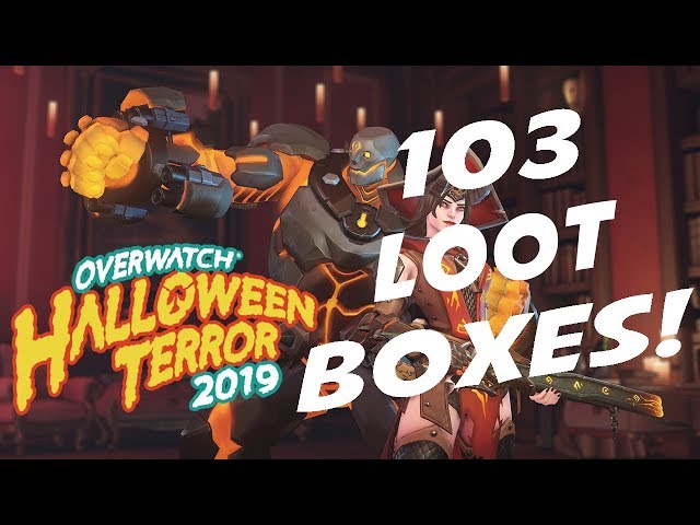 Overwatch: OPENING 103 HALLOWEEN 2019 LOOT BOXES