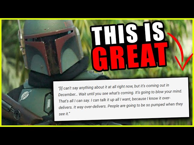 This is GREAT news for The Book of Boba Fett!! (...this show will be AWESOME)