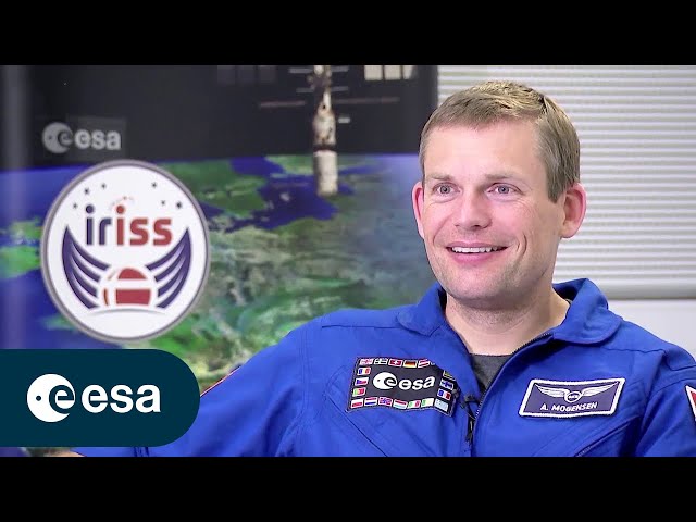 Interview with Andreas after landing