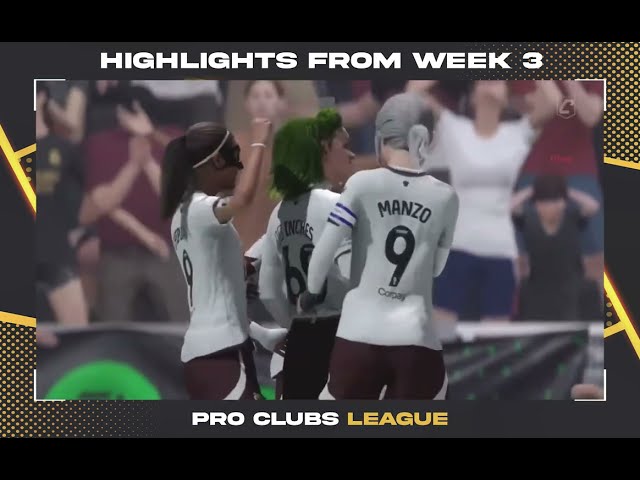 WEEK 3 HIGHLIGHTS OF NIGERIA PRO CLUBS LEAGUE