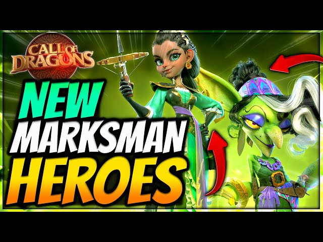 NEW Season 3 Marksman Heroes REVEALED 👀 - Call of Dragons
