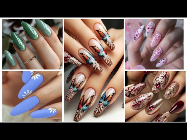 Fabulous and stylish Nail Compilation printed summer 🏝️ 🌞 Beautiful nail art designs in 2024//2025