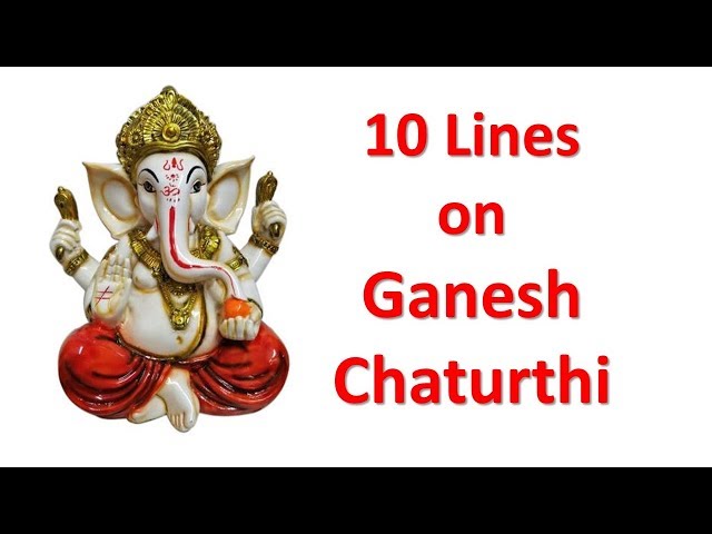 Short paragraph on Ganesh chaturthi festival in english | essay on ganesh festival in english