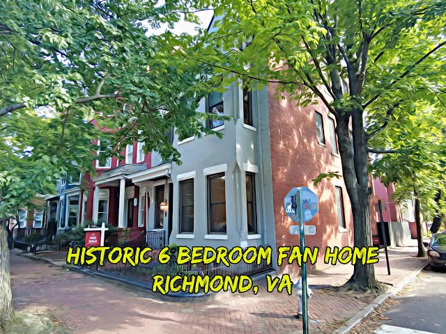 Large Historic Richmond VA Home for Sale Near VCU ++$ 800K ++
