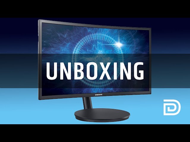 Samsung Curved QLED ► Curved Gaming Monitor Unboxing ◄ 144Hz Refresh Rate 1080p C24FG70 C27FG70