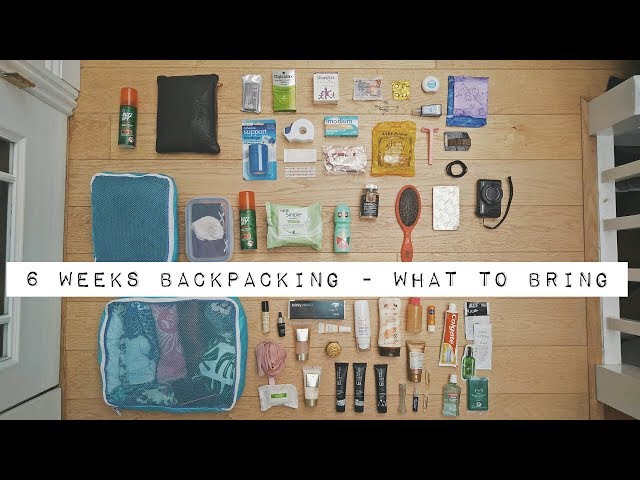 How to Pack || What to bring whilst traveling around Asia