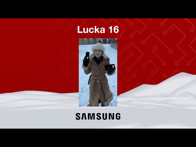 Inets Julkalender 2023: Lucka 16 - Samsung 🎄