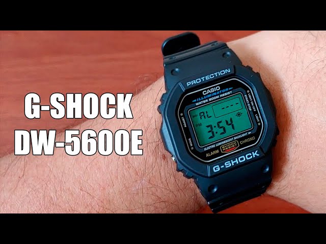 The Classic Square Casio G-Shock DW-5600E - Unboxing and Specs