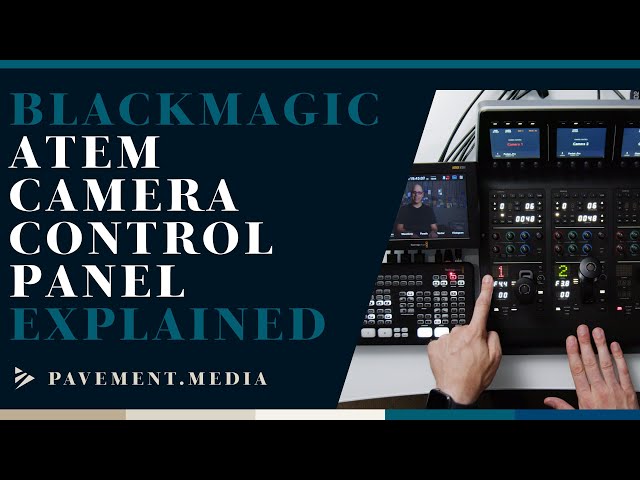 ATEM camera panel - Live Video Production Equipment (Lesson Preview)