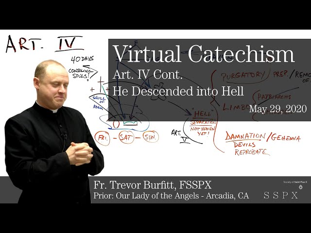 Virtual Catechism with Fr Burfitt #11: He Descended Into Hell