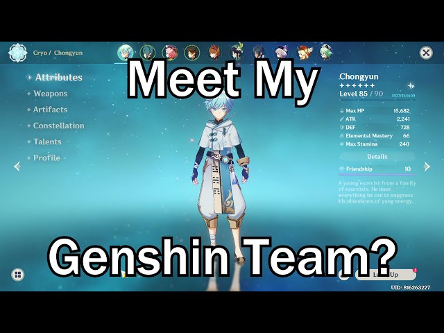 you can't meet my genshin team