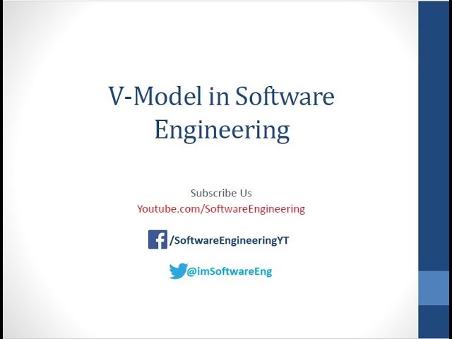 V-Shaped Model (in hindi) | V Model in Software Engineering | Verification and Validation Model