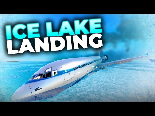 ICE LAKE Landing | Emergency Landing | Roblox