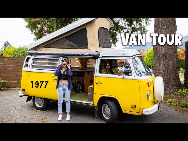 VAN TOUR | 1977 Volkswagen Westfalia | What Original Van Life Looked Like