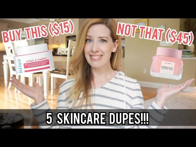 5 SKINCARE DUPES! | BUY THIS, NOT THAT!