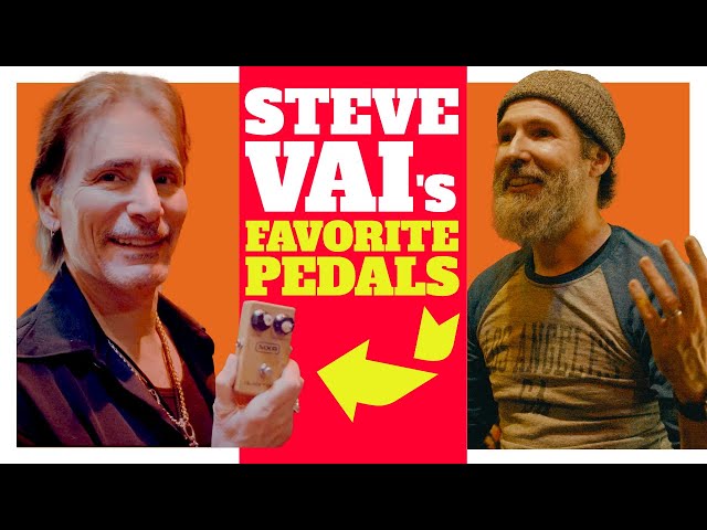 A peek into Steve Vai's pedal closet…
