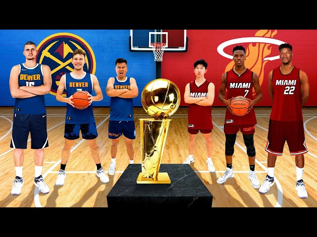 Nuggets vs Heat NBA FINALS Basketball Challenge!