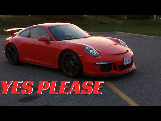What a screamer! Porsche 911 GT3 on track (SOUNDS!)