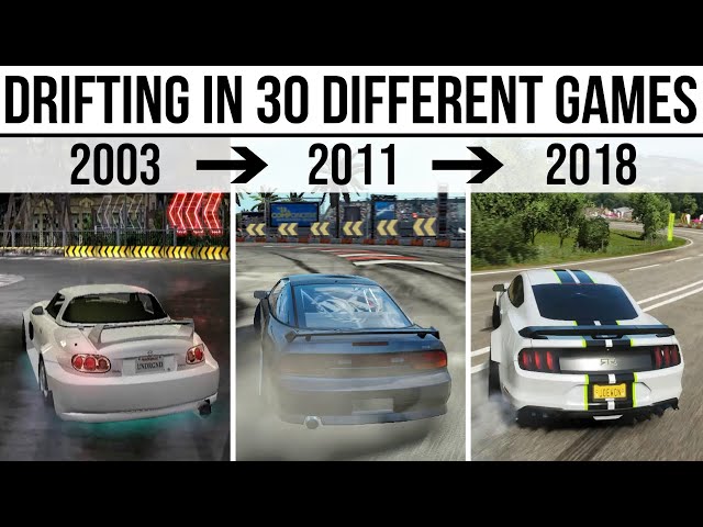 DRIFTING IN 30 DIFFERENT RACING GAMES!!! 2003 - 2020