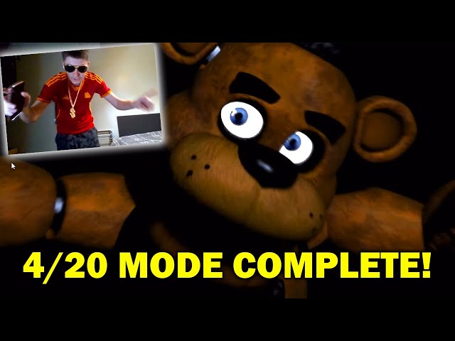 Beating FNAF 4/20 Mode for the First Time