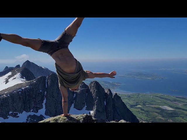 Norwegian nature, Handstands and awesome calisthenics strength - Trip to Helgelandskysten
