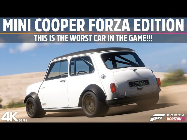 Forza Horizon 5  - THIS IS THE WORST CAR IN THE GAME!! (Mini Cooper Forza Edition)