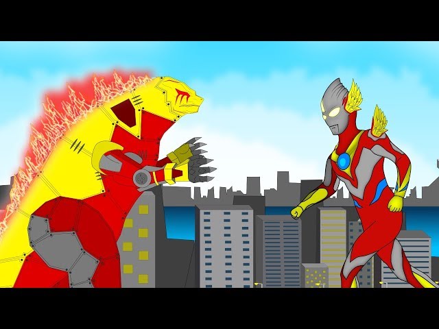 Godzilla Robot vs Ultraman: Final Wars | Superhero Robot Movie