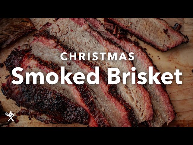 Christmas Smoked Brisket