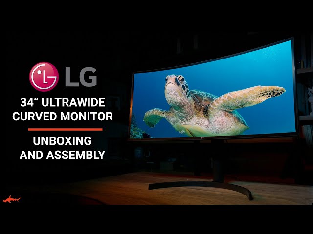 LG 34" 34WL85C UltraWide Monitor // Quick Unboxing and Assembly