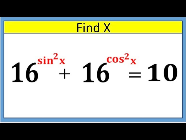 Nice Trigonometry Math Simplification | Find the Value of X