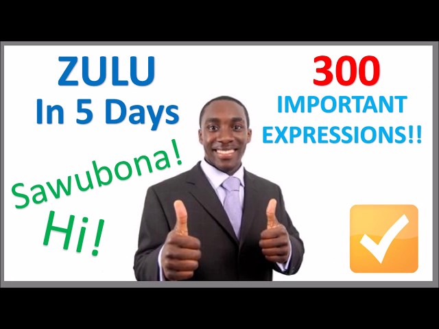 Learn Zulu in 5 Days - Conversation for Beginners