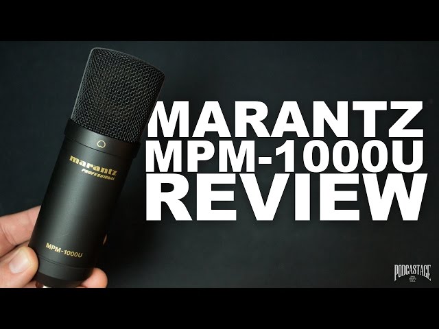 Marantz Pro MPM-1000u USB Mic Review / Test