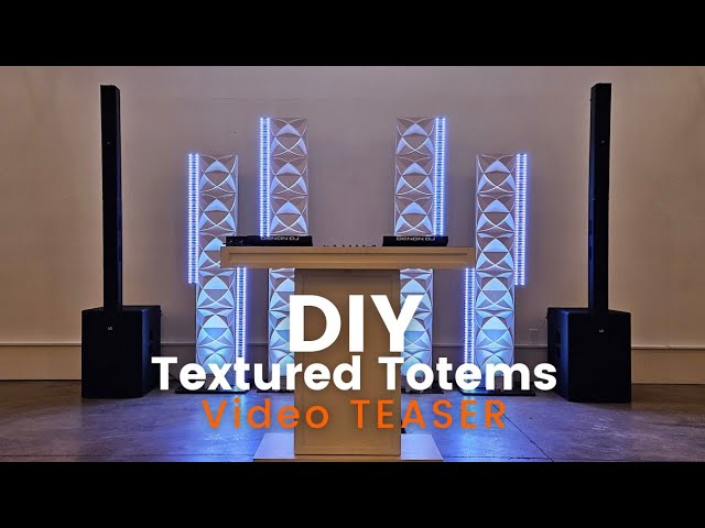 DIY DJ Lighting Totems | The Light Totems Re-Invented