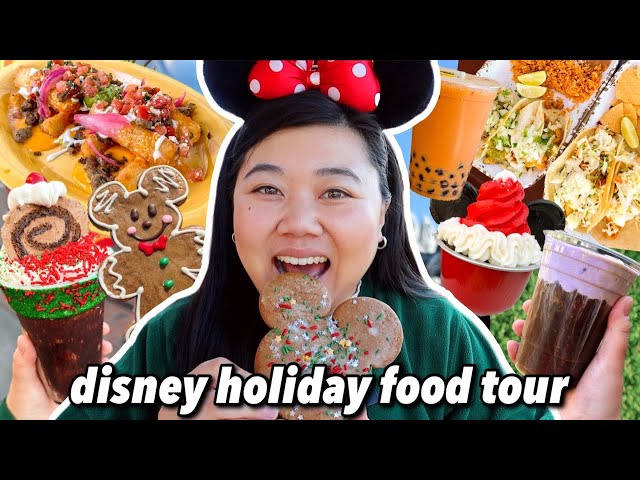 What to Eat at DISNEYLAND! HOLIDAY Edition Food Tour 2022