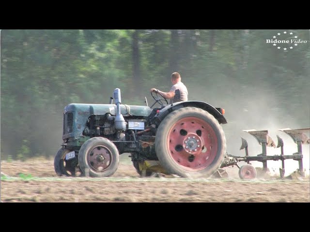 Röcknitzer Oldtimerpflügen 1-3 Historic Tractor Plowing