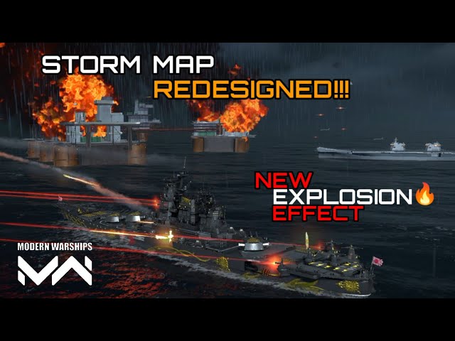 New Storm Map Redesigned Review | Modern Warships Alpha Test