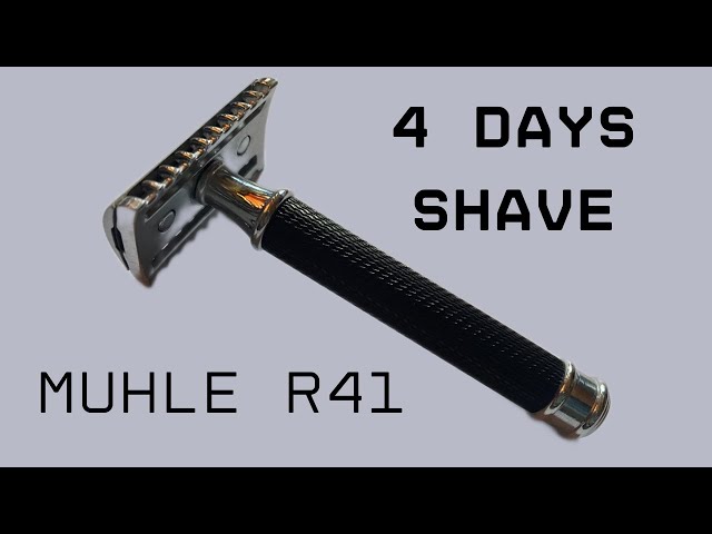 4 days of beard removal with the Muhle R41 clone from Aliexpress