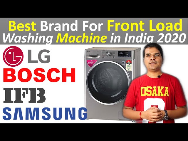Best brand for Washing machine in India 2020 [Front Load washing machine ]
