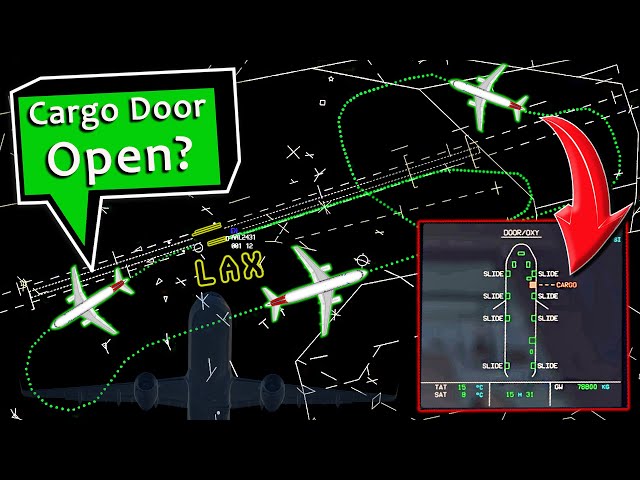 American A321 has OPEN DOOR INDICATIONS out of LAX | Emergency Returns