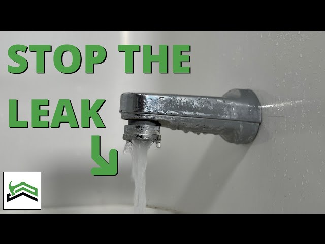 Fix Tub Spout That Leaks Water When Shower Is On