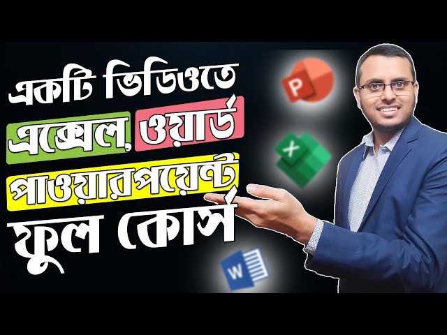 Microsoft Excel Word and PowerPoint Full Course in One Video