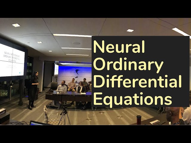 Neural Ordinary Differential Equations - part 1 (algorithm review) | AISC