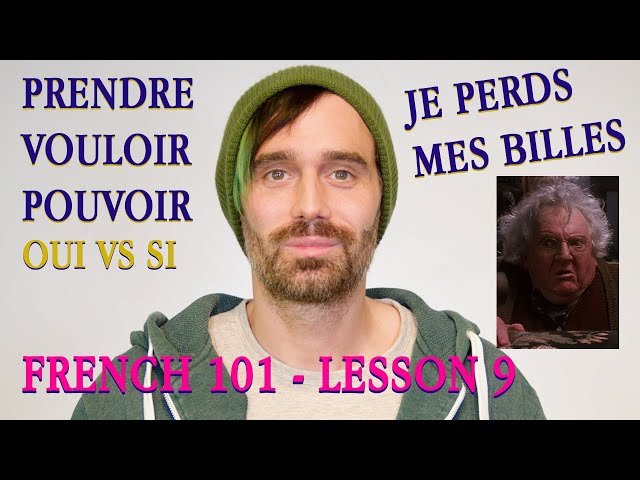 Beginner French - 09 (The verbs VENDRE, VOULOIR, POUVOIR, OUI vs SI)