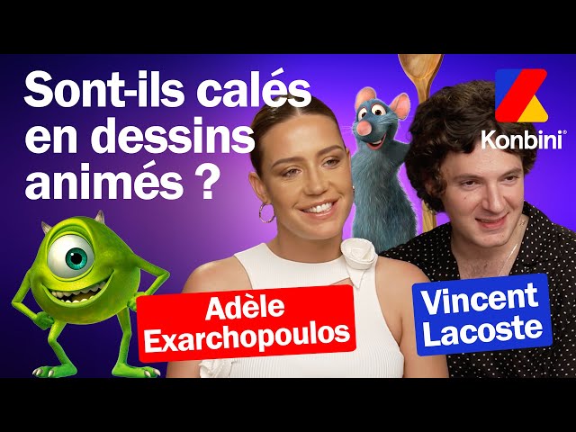 Adèle Exarchopoulos et Vincent Lacoste testent leurs connaissances sur les films Pixar 🔥