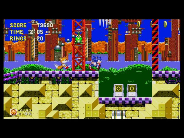 Mario Player Tries Sonic Origins 29 Launch Base Zone