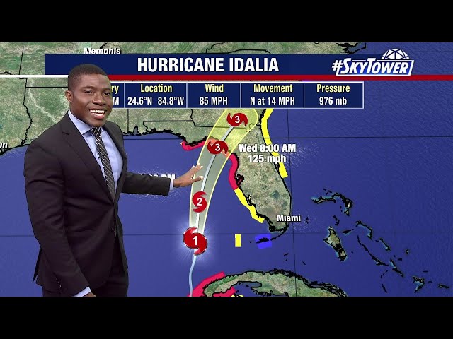 Hurricane Idalia to impact Bay Area Tuesday night